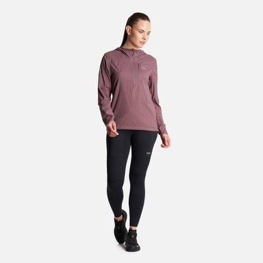 CHAQUETA MUJER  SPRY WINDBREAKER 14 ZIP HOODY JACKET MORADO LIPPI - 8