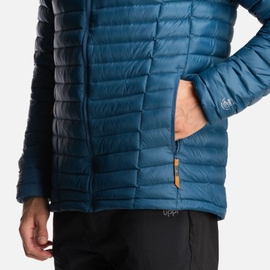 CHAQUETA HOMBRE PEAK DOWN HOODY JACKET PETROLEO LIPPI - 6
