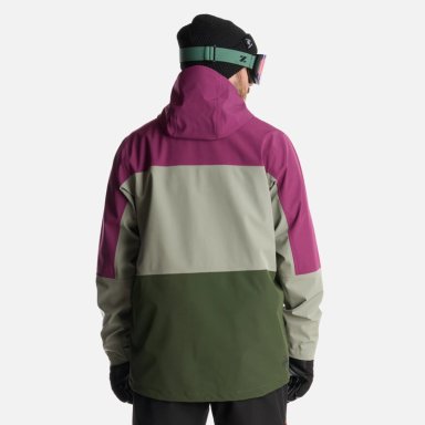 CHAQUETA HOMBRE VIENTO BLANCO MORADO HAKA HONU - 5