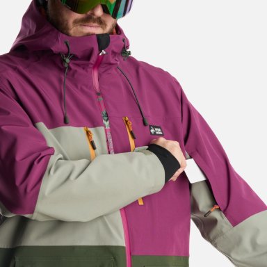CHAQUETA HOMBRE VIENTO BLANCO MORADO HAKA HONU - 8