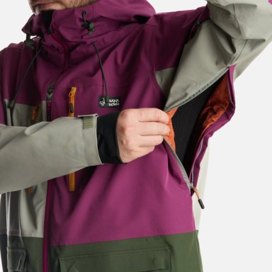 CHAQUETA HOMBRE VIENTO BLANCO MORADO HAKA HONU - 9