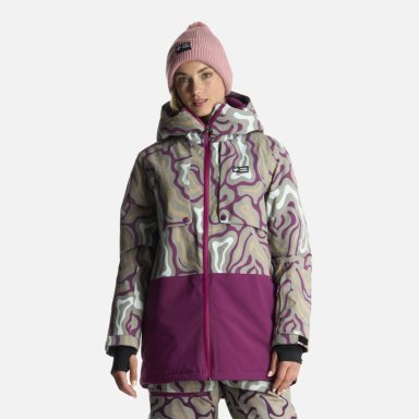 CHAQUETA MUJER YETI PRINT VERDE CLARO HAKA HONU - 1