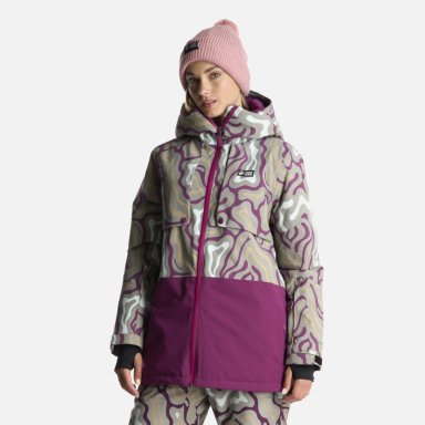 CHAQUETA MUJER YETI PRINT VERDE CLARO HAKA HONU - 2
