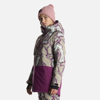 CHAQUETA MUJER YETI PRINT VERDE CLARO HAKA HONU - 3