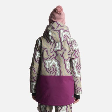 CHAQUETA MUJER YETI PRINT VERDE CLARO HAKA HONU - 4