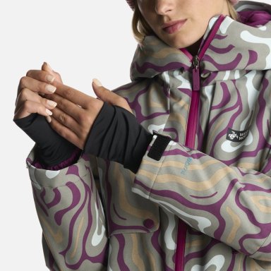 CHAQUETA MUJER YETI PRINT VERDE CLARO HAKA HONU - 9