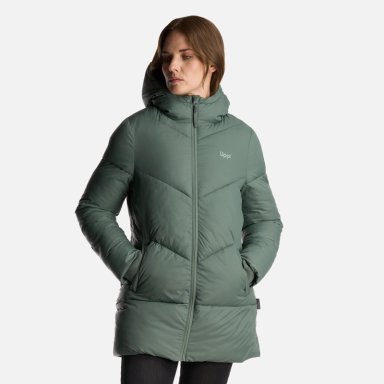 CHAQUETA MUJER LONG LINE STEAM PRO HOODY JACKET VERDE MUSGO LIPPI - 2