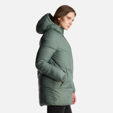 CHAQUETA MUJER LONG LINE STEAM PRO HOODY JACKET VERDE MUSGO LIPPI - 4