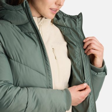 CHAQUETA MUJER LONG LINE STEAM PRO HOODY JACKET VERDE MUSGO LIPPI - 8