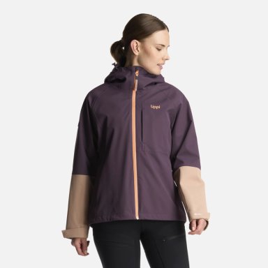 CHAQUETA MUJER MASSIF B-DRY HOODY JACKET MORADO OSCURO LIPPI - 2
