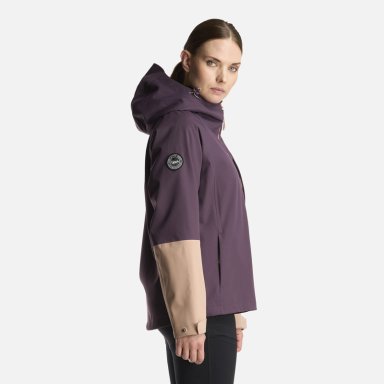 CHAQUETA MUJER MASSIF B-DRY HOODY JACKET MORADO OSCURO LIPPI - 4