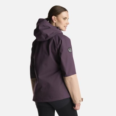 CHAQUETA MUJER MASSIF B-DRY HOODY JACKET MORADO OSCURO LIPPI - 5