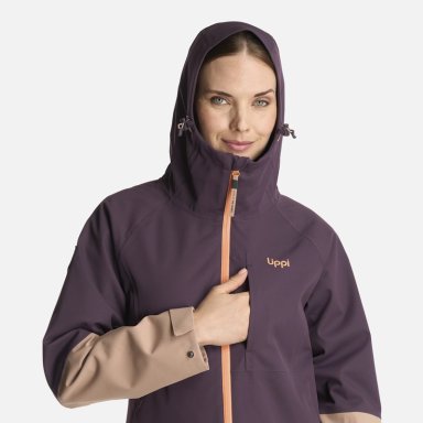 CHAQUETA MUJER MASSIF B-DRY HOODY JACKET MORADO OSCURO LIPPI - 6