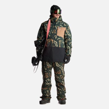 PANTALON HOMBRE HAKA HONU VERDE MILITAR KUNK PRINT - 9