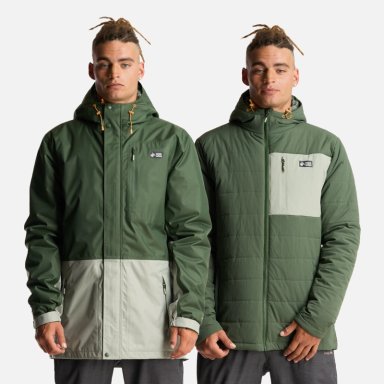 CHAQUETA HOMBRE PERRO GUAPO PRO VERDE MILITAR HAKA HONU - 1