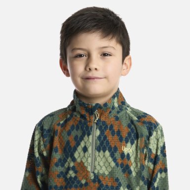 POLERÓN NIÑO LIPPI VERDE SALTAMONTES NANO-F 14 ZIP PRINT - 4