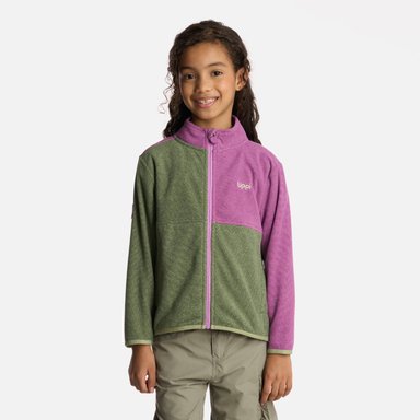 POLERÓN NIÑA LIPPI VERDE STRIPES NANO-F FULL ZIP JADE - 1