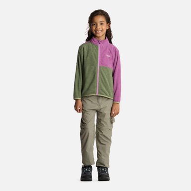 POLERÓN NIÑA LIPPI VERDE STRIPES NANO-F FULL ZIP JADE - 5