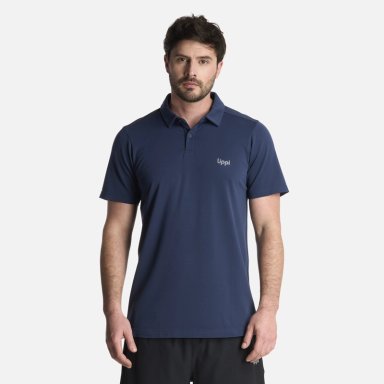 POLERA HOMBRE B-CLASSIC SEAMLESS POLO AZUL MARINO LIPPI - 1