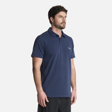 POLERA HOMBRE B-CLASSIC SEAMLESS POLO AZUL MARINO LIPPI - 2