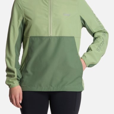 CHAQUETA MUJER NIGHTFALL WINDBREAKER 1/4 ZIP JADE LIPPI - 5