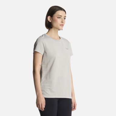 POLERA MUJER CORE Q-DRY T-SHIRT GRIS CLARO LIPPI - 2