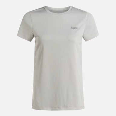 POLERA MUJER CORE Q-DRY T-SHIRT GRIS CLARO LIPPI - 6