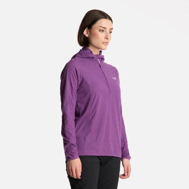 POLERON MUJER JACARANDA NANO-F 14 ZIP HOODY VIOLETA LIPPI - 2