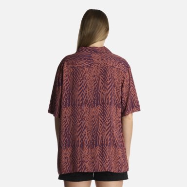 CAMISA MUJER MARMOLADA PRINT CORAL HAKA HONU - 3