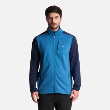 POLERON HOMBRE DAWSON NANO-F FULL ZIP AZUL LIPPI - 1
