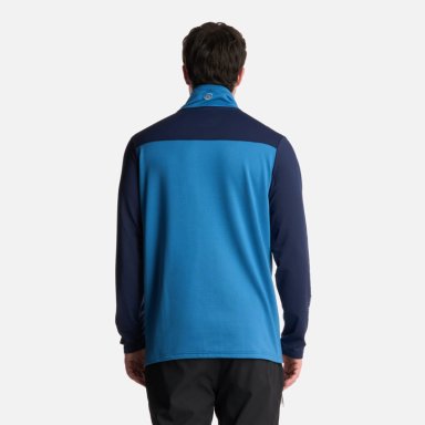 POLERON HOMBRE DAWSON NANO-F FULL ZIP AZUL LIPPI - 3