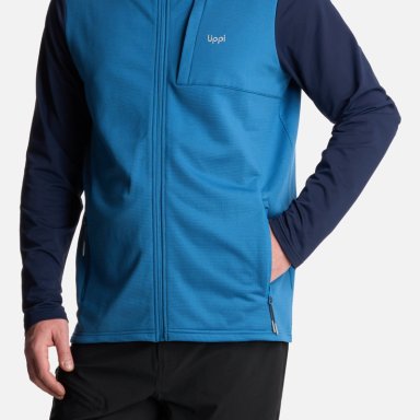 POLERON HOMBRE DAWSON NANO-F FULL ZIP AZUL LIPPI - 5
