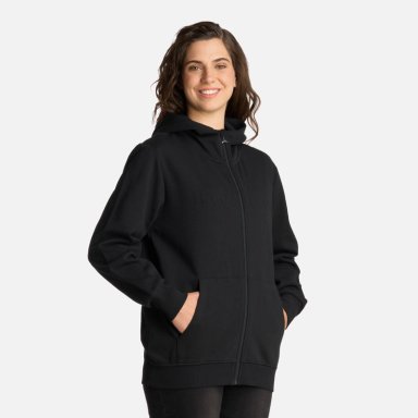 POLERÓN ALGODÓN MUJER HAKA HONU NEGRO MOTOMAMI FULL ZIP - 2