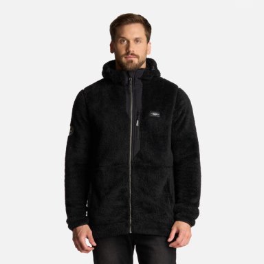 POLAR HOMBRE BEAR SHAGGY-PRO HOODY JACKET NEGRO LIPPI I25 - 1