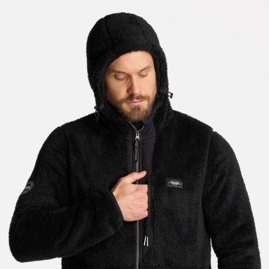 POLAR HOMBRE BEAR SHAGGY-PRO HOODY JACKET NEGRO LIPPI I25 - 4