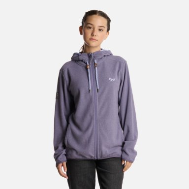 POLERON TEEN GIRL STRIPES NANO-F FULL ZIP HOODY VIOLETA LIPPI - 1