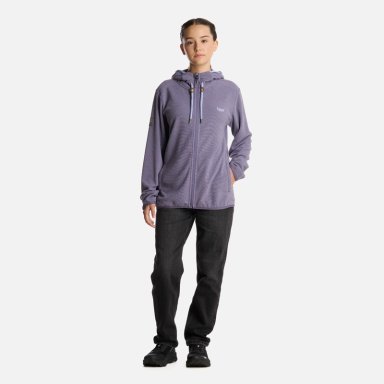 POLERON TEEN GIRL STRIPES NANO-F FULL ZIP HOODY VIOLETA LIPPI - 6