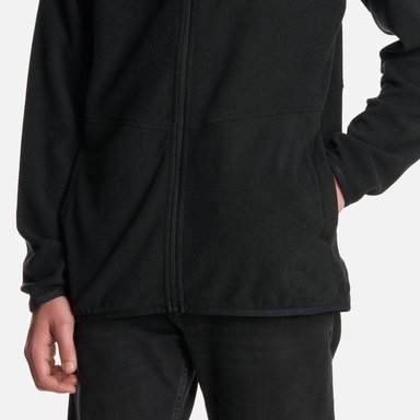 POLERON TEEN BOY STRIPES NANO-F FULL ZIP NEGRO LIPPI I25 - 5