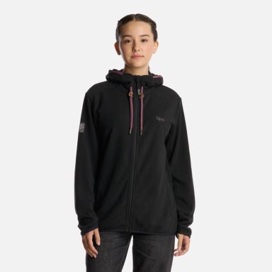 POLERON TEEN GIRL STRIPES NANO-F FULL ZIP HOODY NEGRO LIPPI - 1