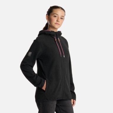 POLERON TEEN GIRL STRIPES NANO-F FULL ZIP HOODY NEGRO LIPPI - 2