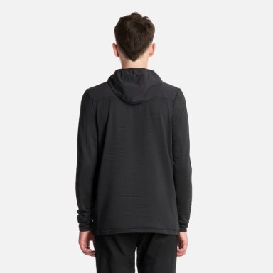 POLERON TEEN BOY KAROVA 14 ZIP HOODY NEGRO LIPPI - 3