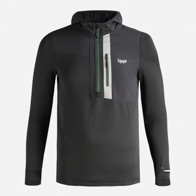 POLERON TEEN BOY KAROVA 14 ZIP HOODY NEGRO LIPPI - 8