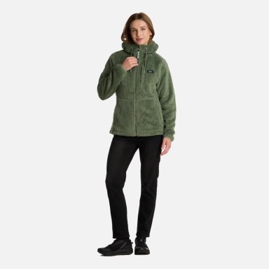 POLAR MUJER BEAR SHAGGY-PRO HOODY JACKET JADE OSCURO LIPPI - 6
