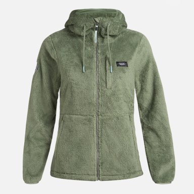 POLAR MUJER BEAR SHAGGY-PRO HOODY JACKET JADE OSCURO LIPPI - 7
