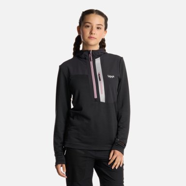 POLERON TEEN GIRL KAROVA 14 ZIP HOODY NEGRO LIPPI - 1