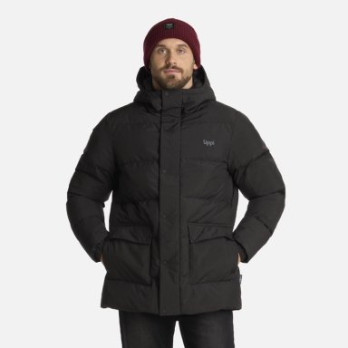 CHAQUETA HOMBRE LONG AND WARM STEAMPRO HOODY NEGRO LIPPI I25 - 1