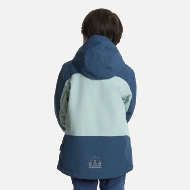CHAQUETA NIÑO ANDES B-DRY HOODY JACKET AZUL PIEDRA LIPPI - 3