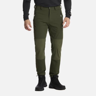 PANTALON HOMBRE SHELTER SOFTSHELL PANTS VERDE MILITAR LIPPI - 1