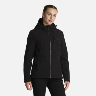 CHAQUETA MUJER MACAYA SOFTSHELL HOODY JACKET NEGRO LIPPI - 1