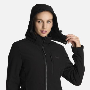 CHAQUETA MUJER MACAYA SOFTSHELL HOODY JACKET NEGRO LIPPI - 4